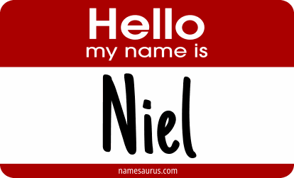 Hello my name is Niel png download