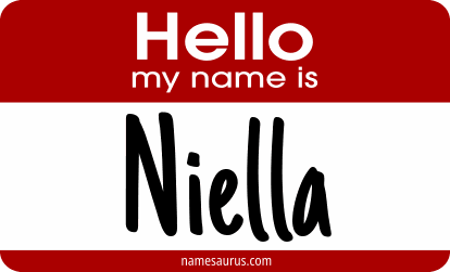 Hello my name is Niella png download