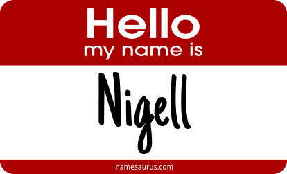 Hello my name is Nigell png download