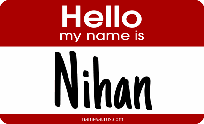 Hello my name is Nihan png download