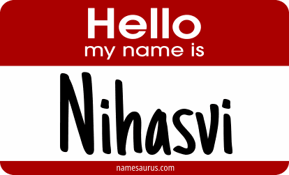 Hello my name is Nihasvi png download