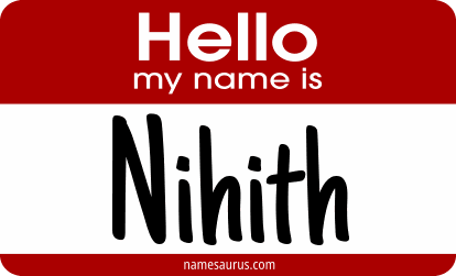Hello my name is Nihith png download