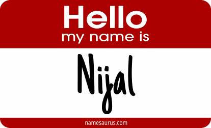 Hello my name is Nijal png download