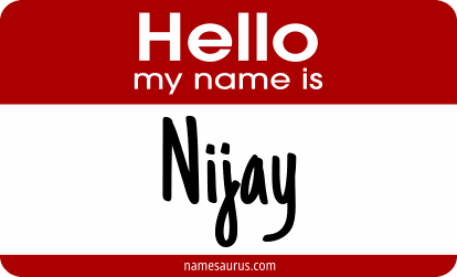 Hello my name is Nijay png download