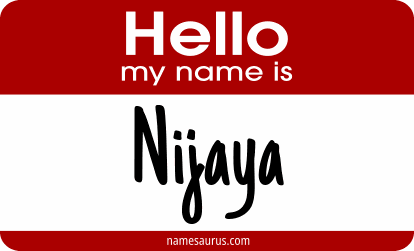 Hello my name is Nijaya png download
