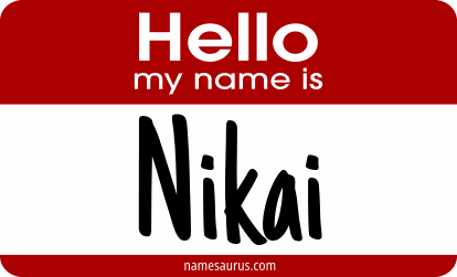 Hello my name is Nikai png download