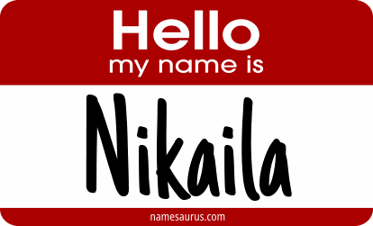Hello my name is Nikaila png download