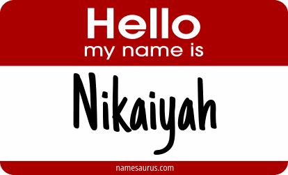 Hello my name is Nikaiyah png download