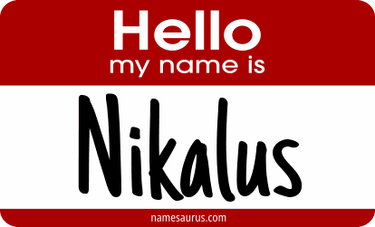 Hello my name is Nikalus png download
