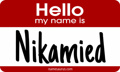 Hello my name is Nikamied png download