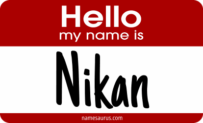 Hello my name is Nikan png download