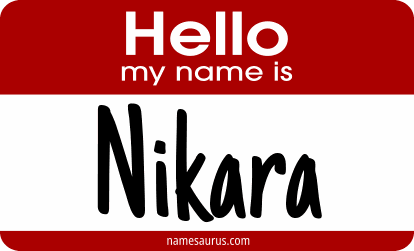 Hello my name is Nikara png download