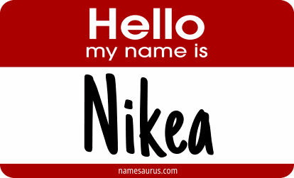 Hello my name is Nikea png download
