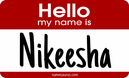 Hello my name is Nikeesha png download