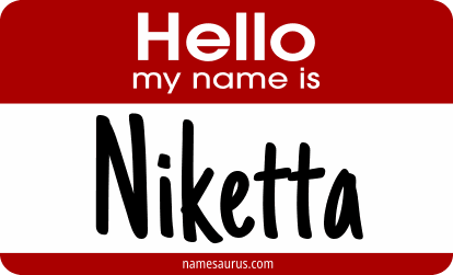 Hello my name is Niketta png download