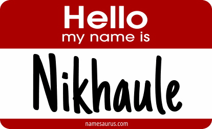 Hello my name is Nikhaule png download