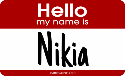 Hello my name is Nikia png download