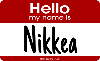 Hello my name is Nikkea png download