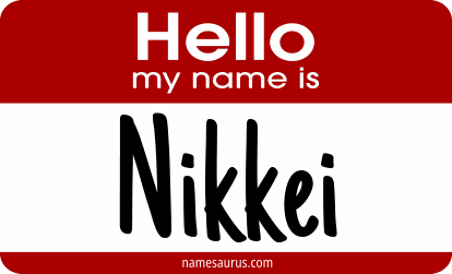 Hello my name is Nikkei png download