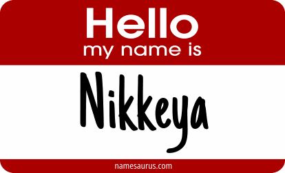 Hello my name is Nikkeya png download