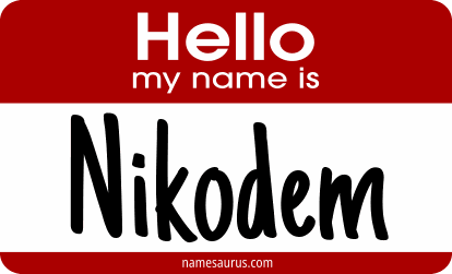Hello my name is Nikodem png download