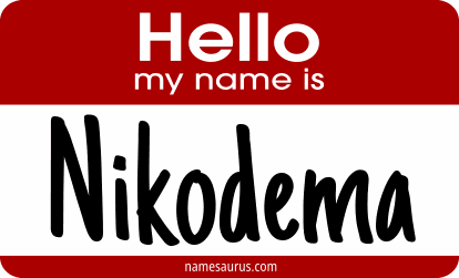 Hello my name is Nikodema png download