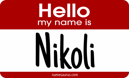 Hello my name is Nikoli png download