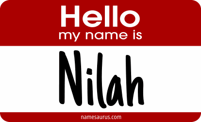 Hello my name is Nilah png download