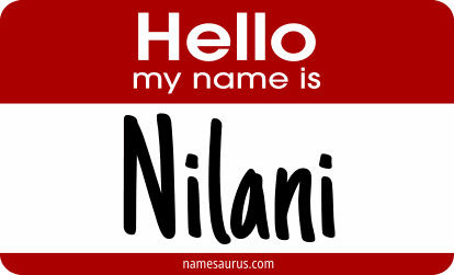Hello my name is Nilani png download