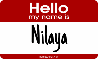 Hello my name is Nilaya png download