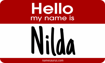 Hello my name is Nilda png download