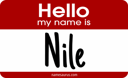 Hello my name is Nile png download