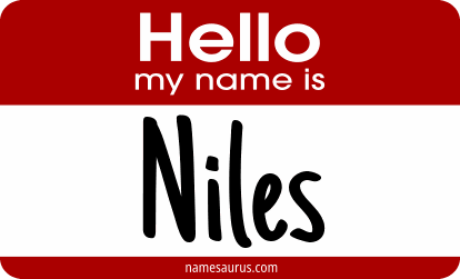 Hello my name is Niles png download