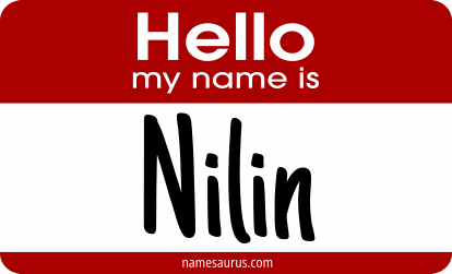 Hello my name is Nilin png download
