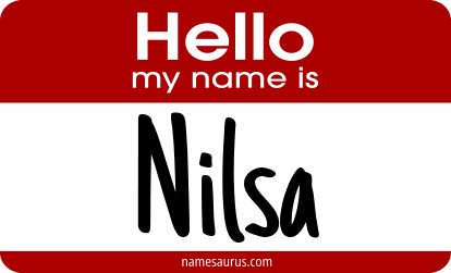 Hello my name is Nilsa png download