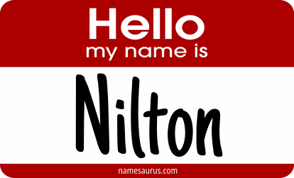 Hello my name is Nilton png download