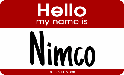 Hello my name is Nimco png download