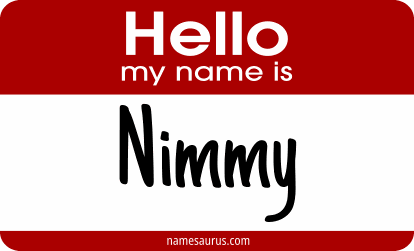 Hello my name is Nimmy png download