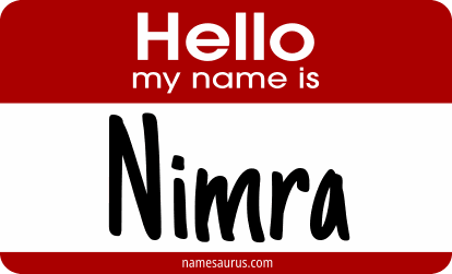 Hello my name is Nimra png download