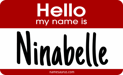 Hello my name is Ninabelle png download
