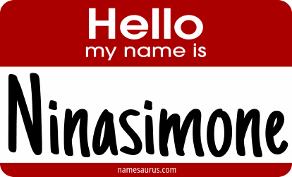 Hello my name is Ninasimone png download
