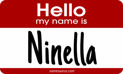 Hello my name is Ninella png download