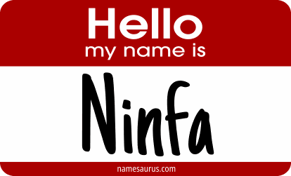 Hello my name is Ninfa png download