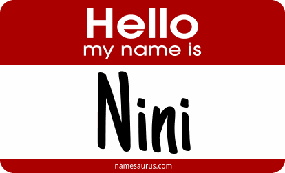 Hello my name is Nini png download