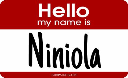 Hello my name is Niniola png download