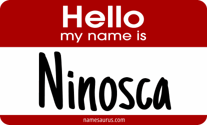 Hello my name is Ninosca png download