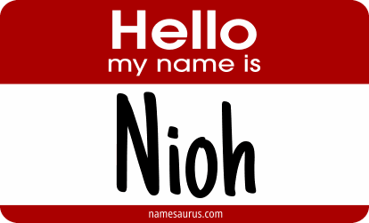 Hello my name is Nioh png download