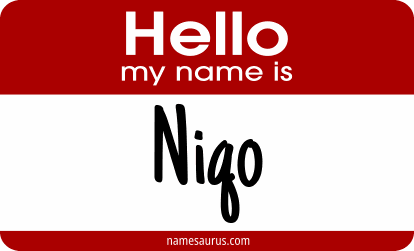 Hello my name is Niqo png download