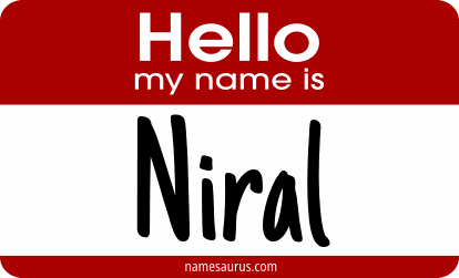 Hello my name is Niral png download