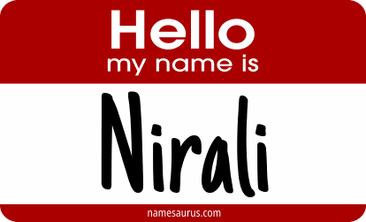 Hello my name is Nirali png download